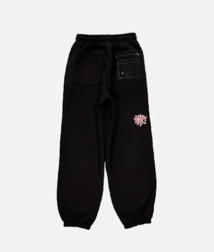 Adwysd Relaxed Joggers Black Red (1)