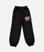 Adwysd Relaxed Joggers Black Red (2)